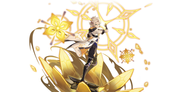 Albedo's gacha art