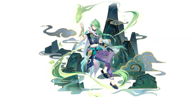Baizhu's gacha art