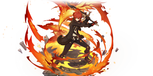 Diluc's gacha art