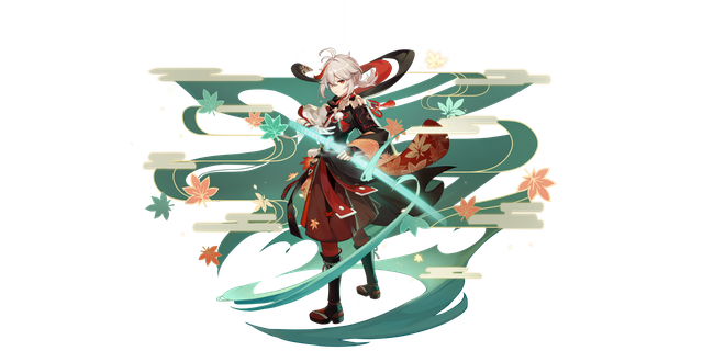 Kaedehara Kazuha's gacha art