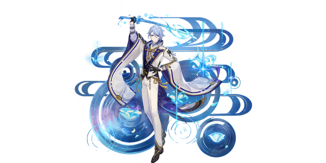 Kamisato Ayato's gacha art