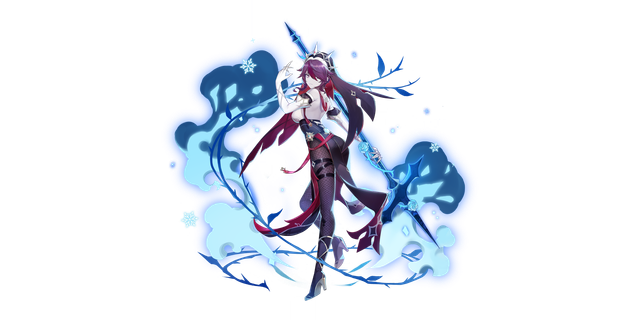 Rosaria's gacha art