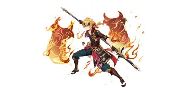 Thoma's gacha art