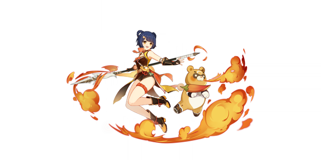 Xiangling's gacha art