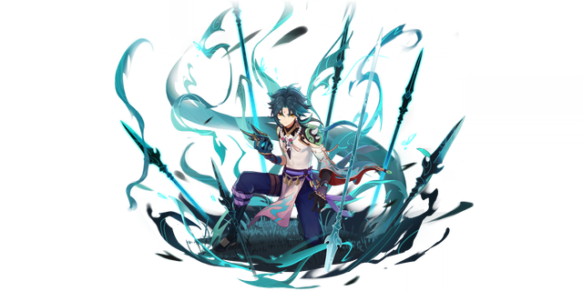 Xiao's gacha art