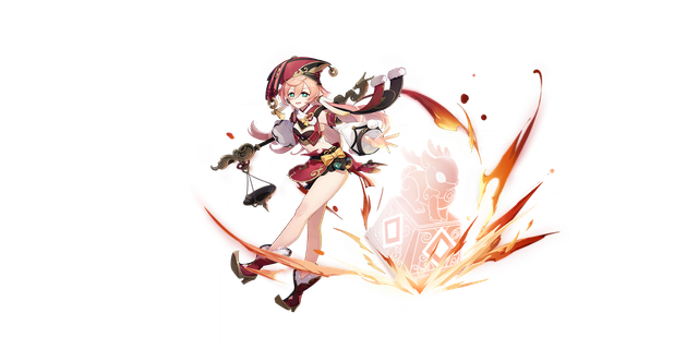 Yanfei's gacha art