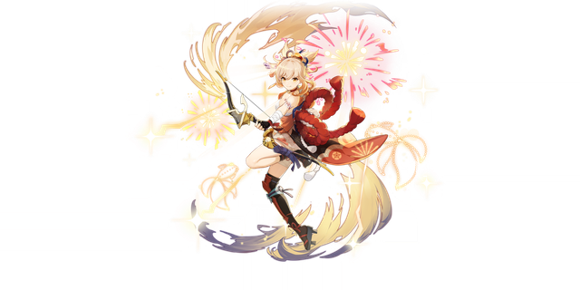 Yoimiya's gacha art