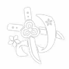 Two Silken Plumules Icon