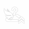 Brocaded Collar's Beauteous Silhouette Icon